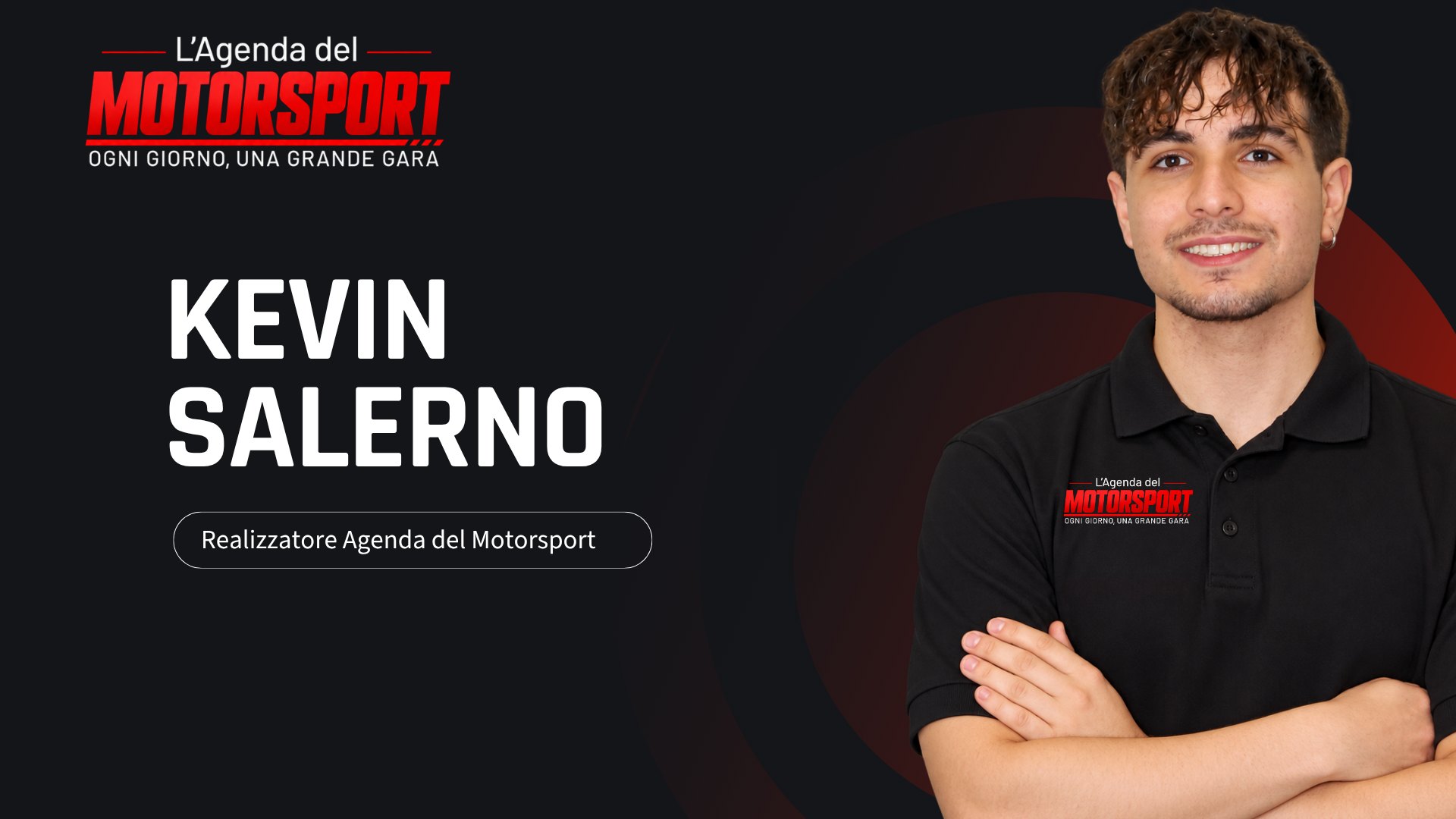Kevin Salerno, realizzatore dell'Agenda del Motorsport